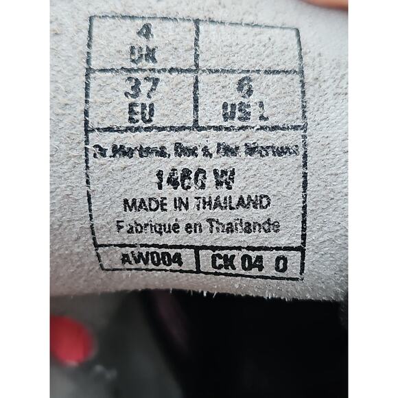 Dr Martens Combat Boots Bubblegum Pink Patent Leather 1460 Women’s 6 US 37 EU - Picture 8 of 11